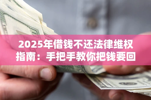 武汉2025年借钱不还法律维权指南：手把手教你把钱要回来